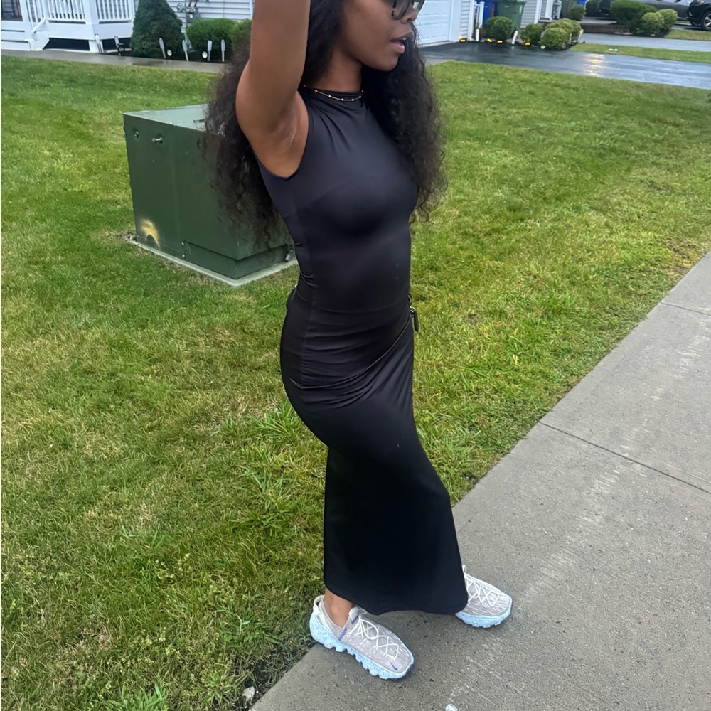 Grey Sleeveless Dress